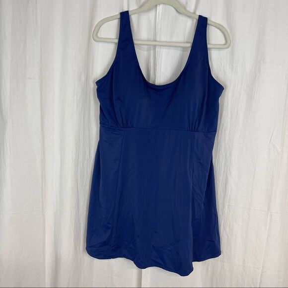 Sea Waves one piece blue bathing suit’s - Picture 1 of 8